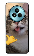 Silly Cat Call Realme Narzo 80 Pro 5G Metal Case Back Cover by Casekaro