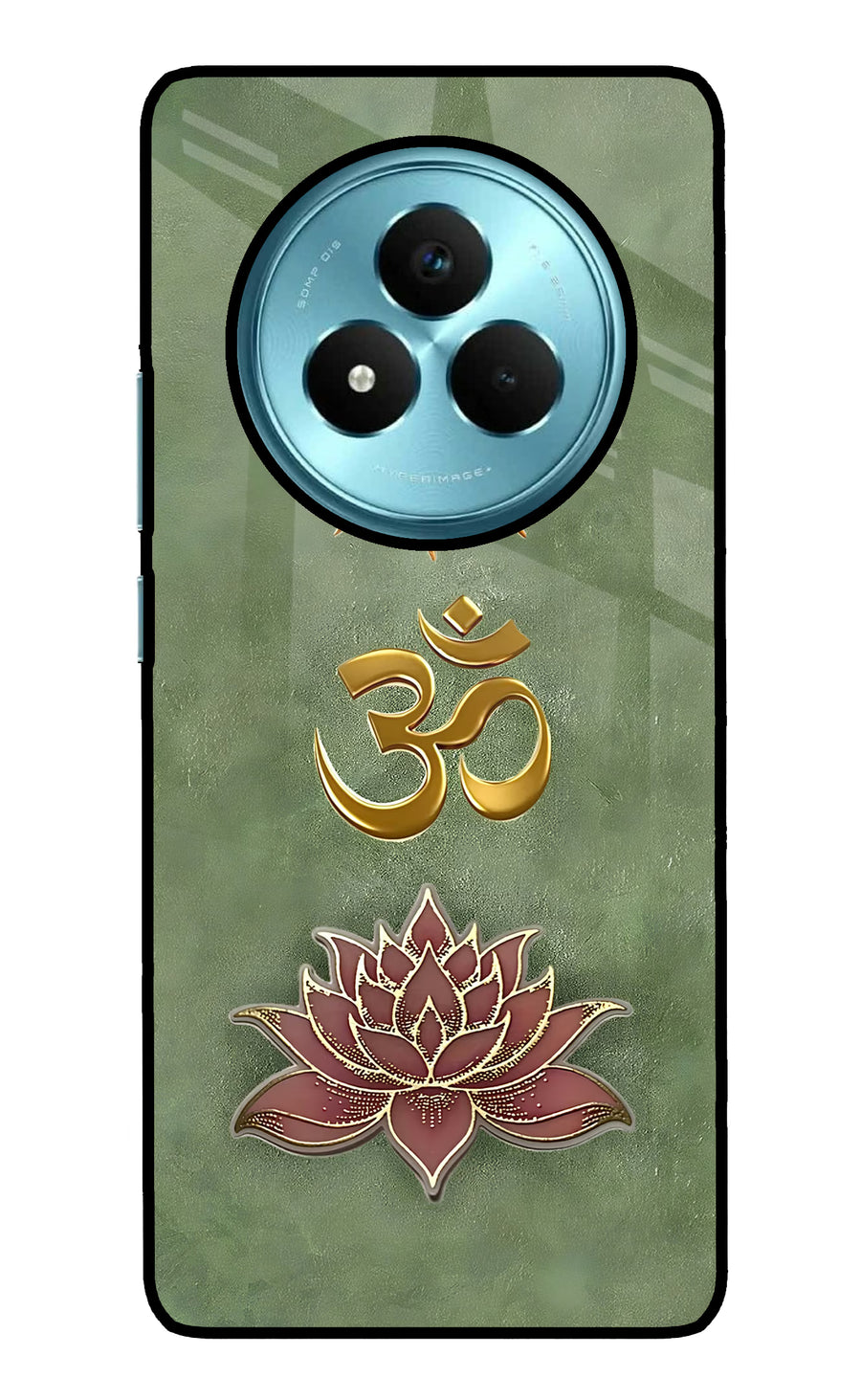 Om & Lotus Realme Narzo 80 Pro 5G Back Cover, Metal case