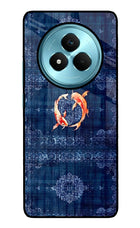 Koi Blue Realme Narzo 80 Pro 5G Metal Case Back Cover by Casekaro