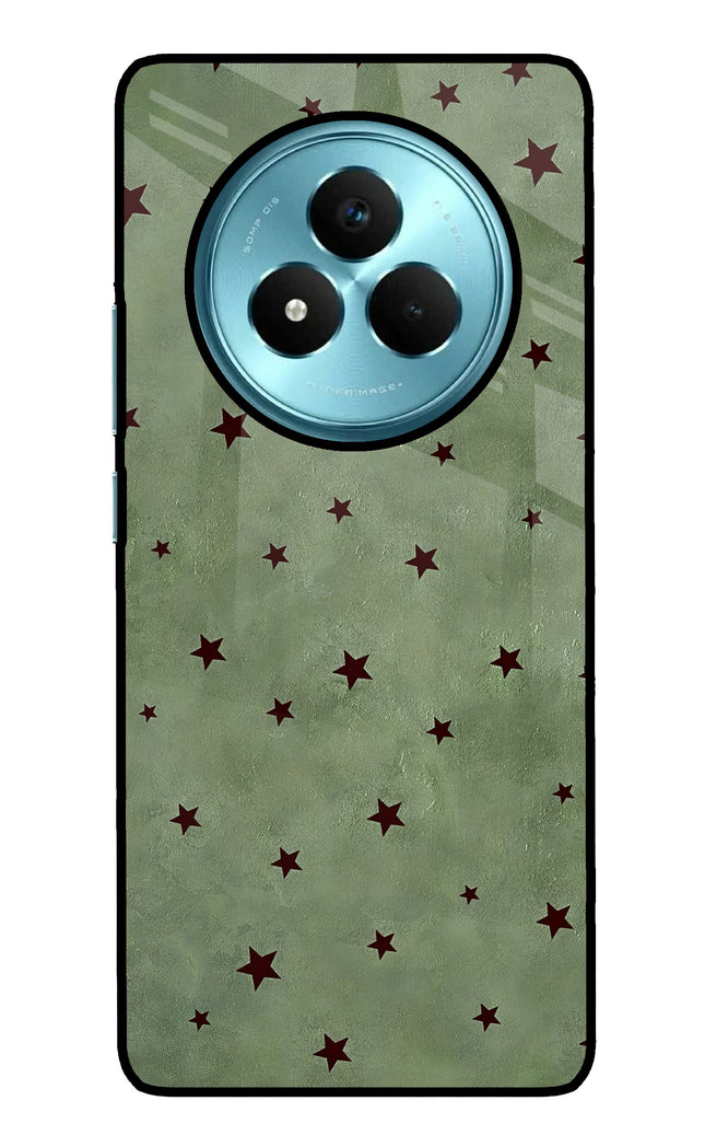 Green Stars Realme Narzo 80 Pro 5G Metal Case Back Cover by Casekaro