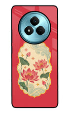 Pink Lotus Realme Narzo 80 Pro 5G Metal Case Back Cover by Casekaro