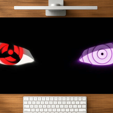 Mystic Eyes mousepad mockup - 23x11 inch large gaming desk mat by Casekaro