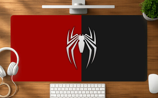 Split Spider mousepad mockup - 23x11 inch large gaming desk mat by Casekaro