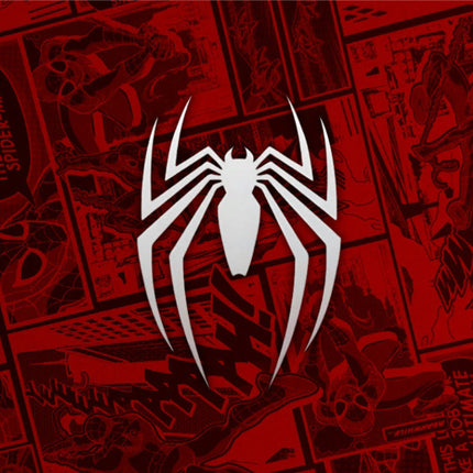 Red Spider mousepad design - 23x11 inch large gaming desk mat by Casekaro