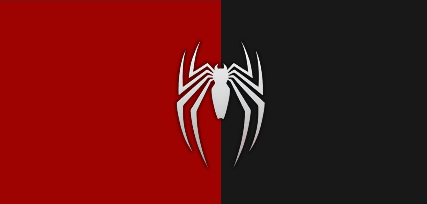 Split Spider mousepad design - 23x11 inch large gaming desk mat by Casekaro