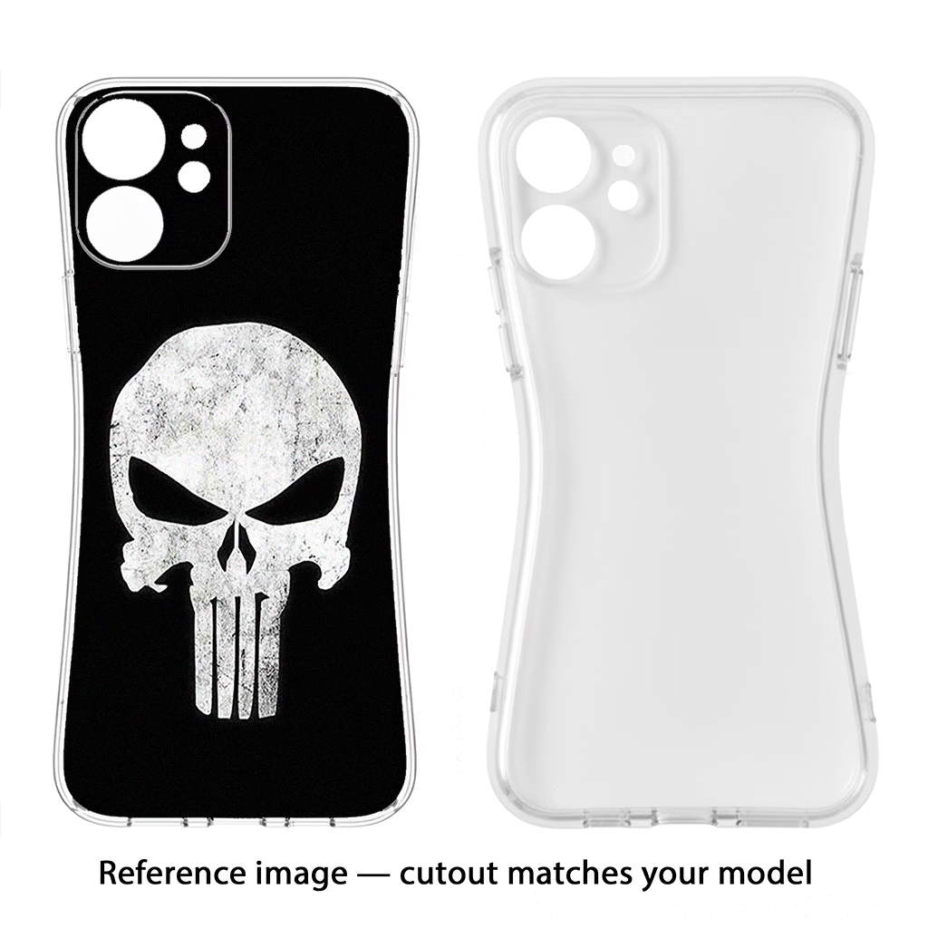 Punisher Skull Vivo Y51A/Y51 2020 Soft Case Back Cover by Casekaro