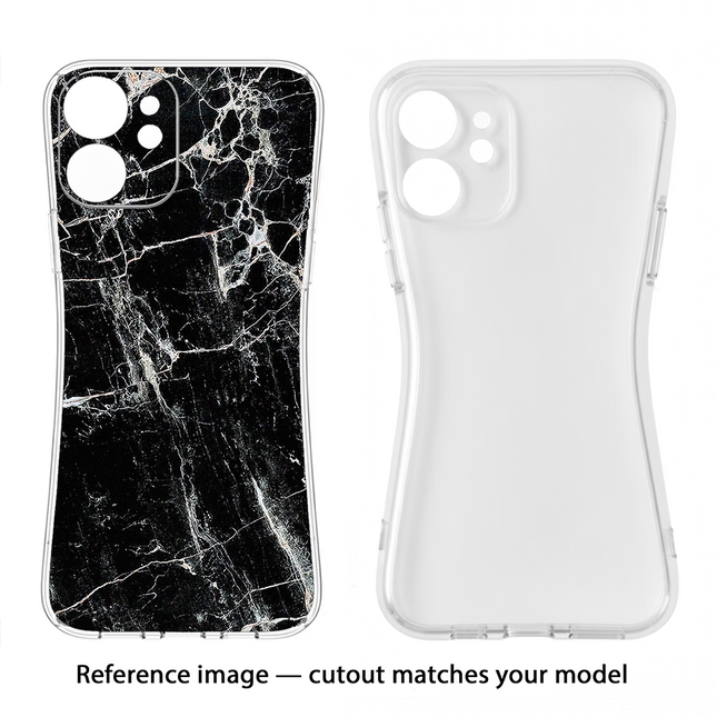 Black Marble Texture Vivo V9/V9 Pro/V9 Youth Soft Case Back Cover by Casekaro