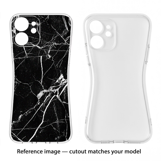 Black Marble Pattern Redmi Note 4 Soft Case Back Cover by Casekaro