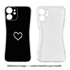 Heart iPhone 15 Soft Case Back Cover by Casekaro