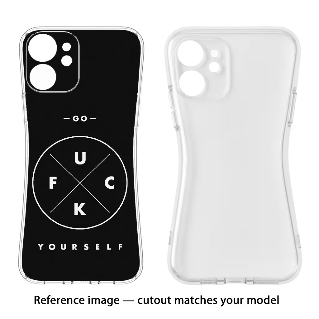 Go Fuck Yourself Realme 3 Soft Case Back Cover by Casekaro