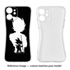 Goku Shadow iPhone 14 Pro Max Soft Case Back Cover by Casekaro
