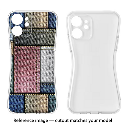 Multicolor Jeans Redmi Note 7/7S/7 Pro Soft Case Back Cover by Casekaro