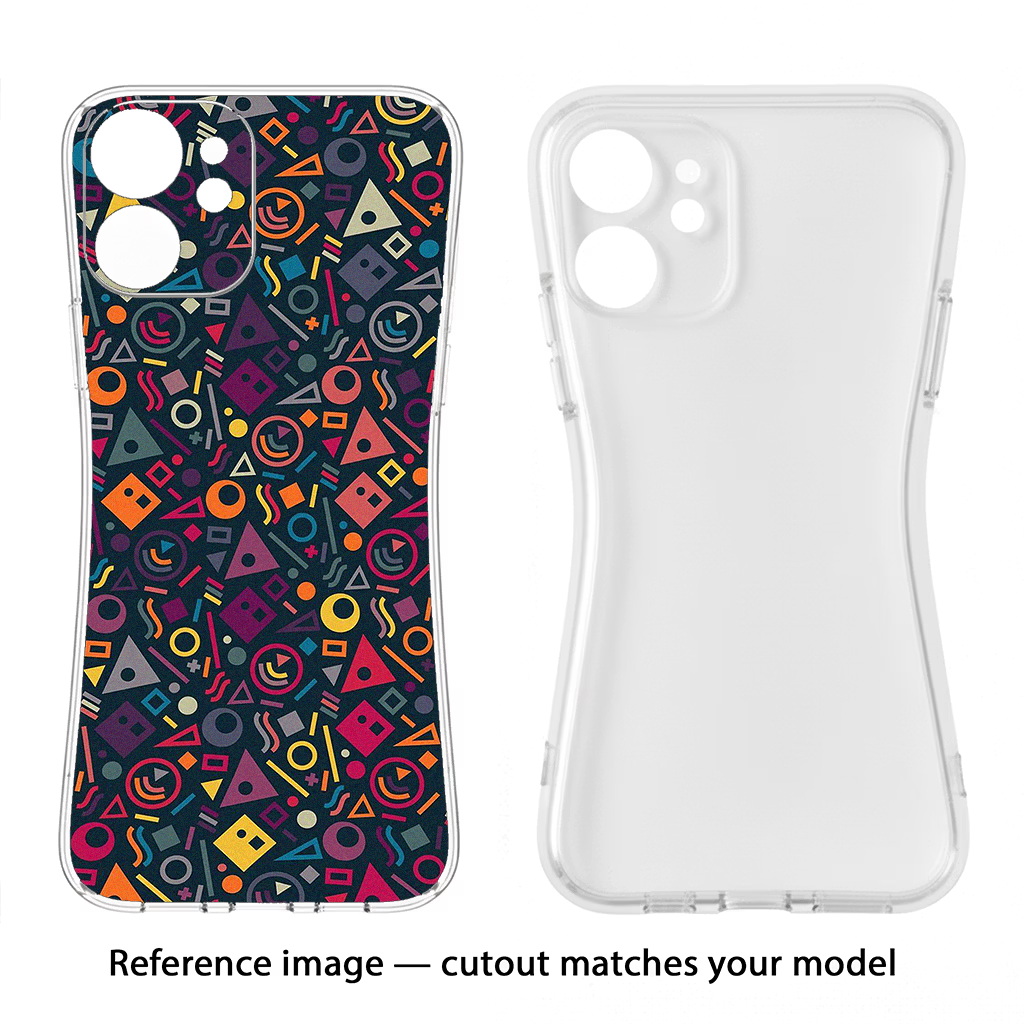 Geometric Abstract Redmi Note 9 Pro/Pro Max Soft Case Back Cover by Casekaro