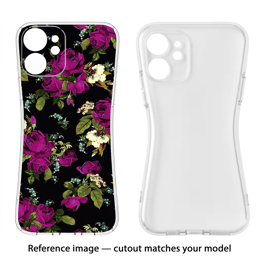 Flowers Vivo T3x Soft Case Back Cover by Casekaro