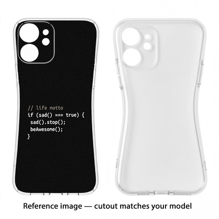 Life Motto Code CMF by Nothing Phone 1 Soft Case Back Cover by Casekaro