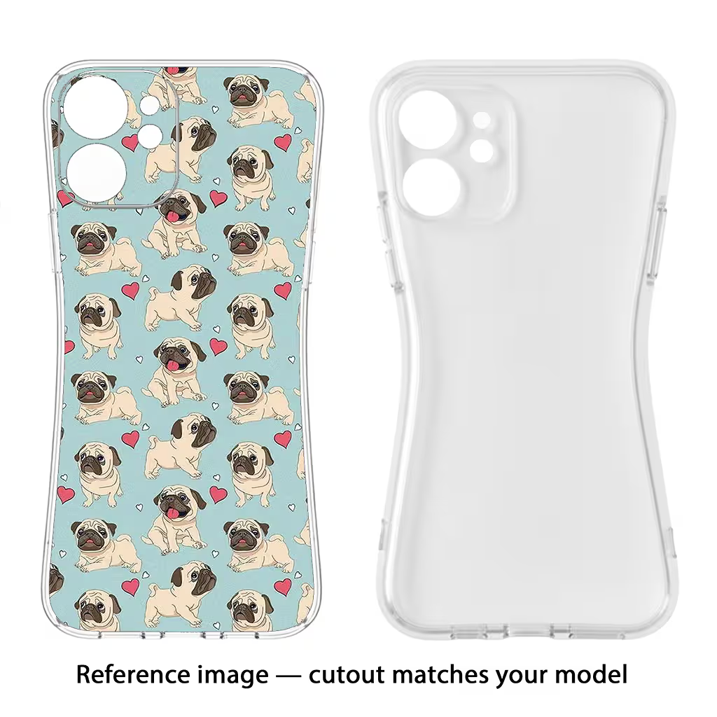 Pug Dog Realme C17/Realme 7i Soft Case Back Cover by Casekaro