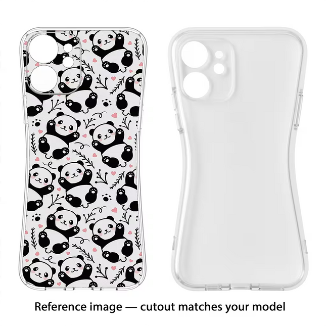 Cute Panda Samsung J4 Plus Soft Case Back Cover by Casekaro
