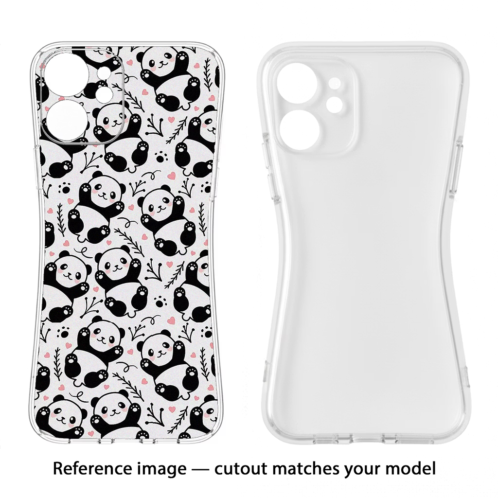 Cute Panda Oppo F27 5G Soft Case Back Cover by Casekaro
