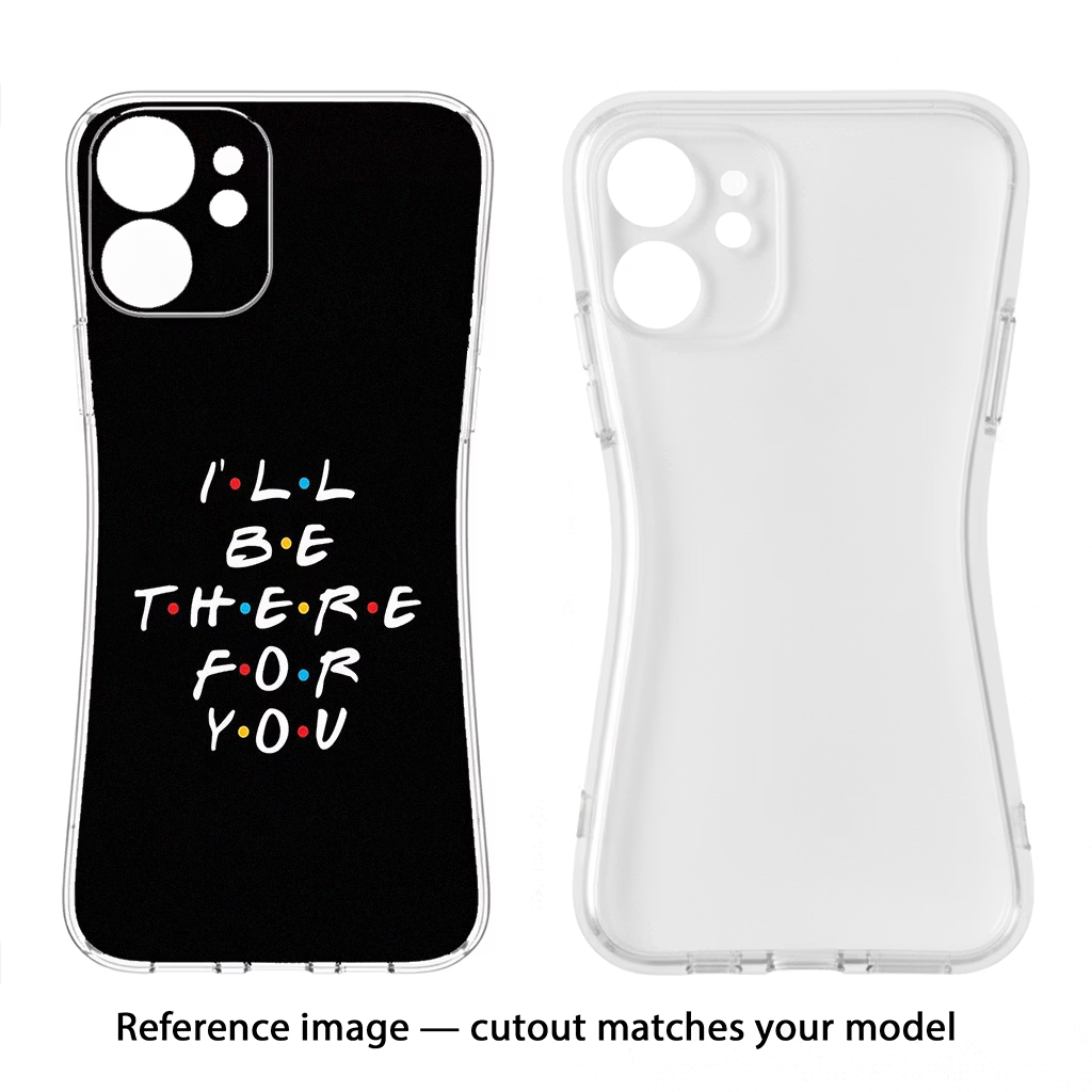 I'll Be There For You Moto Edge 50 Pro 5G Soft Case Back Cover by Casekaro