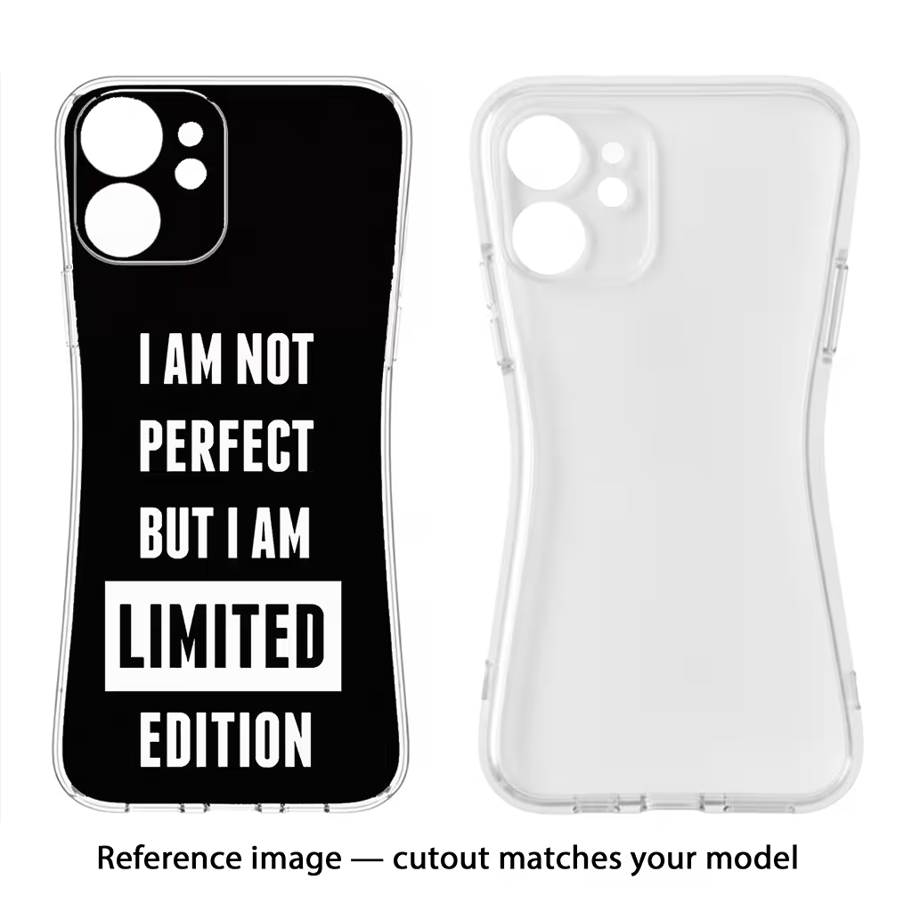 I Am Not Perfect But I Am Limited Edition Oppo A78 5G Soft Case Back Cover by Casekaro