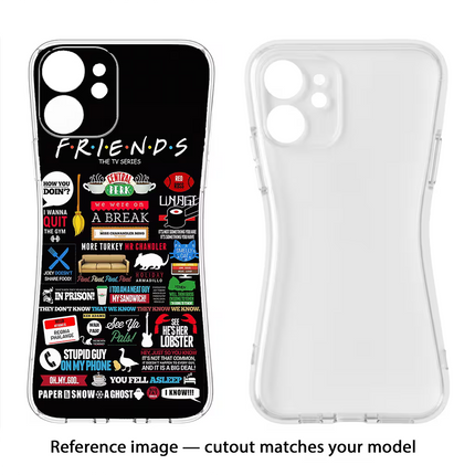 FRIENDS Redmi 8 Soft Case Back Cover by Casekaro