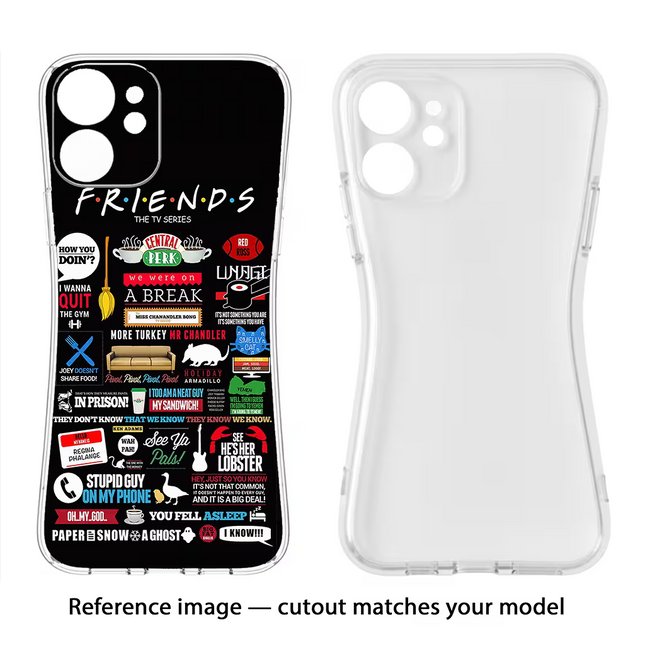 FRIENDS Redmi Note 6 Pro Soft Case Back Cover by Casekaro