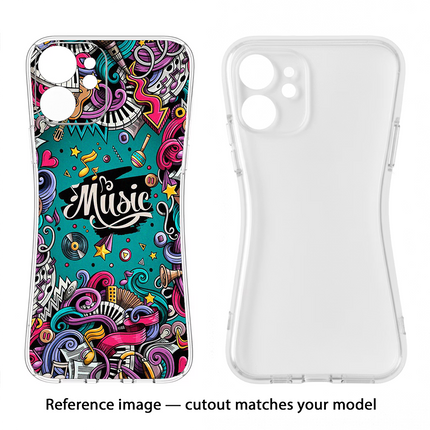 Music Graffiti Redmi Note 10 Pro Max Soft Case Back Cover by Casekaro