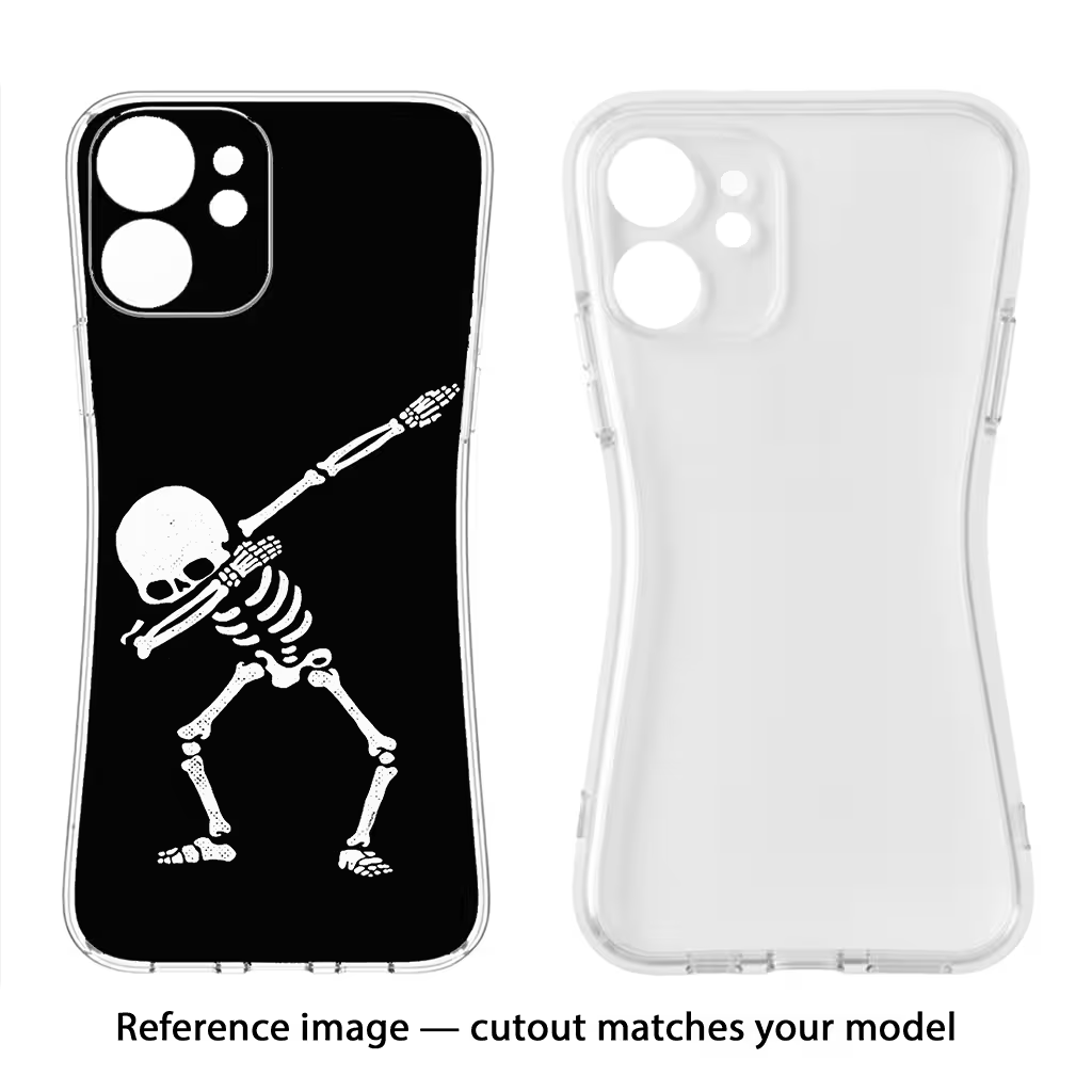 Dabbing Skeleton Art Realme 9 Pro+ 5G Soft Case Back Cover by Casekaro