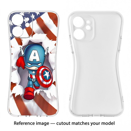 Captain America Nothing Phone 3A Soft Case Back Cover by Casekaro