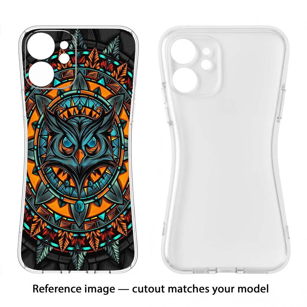 Angry Owl Art Vivo Y39 5G Soft Case Back Cover by Casekaro