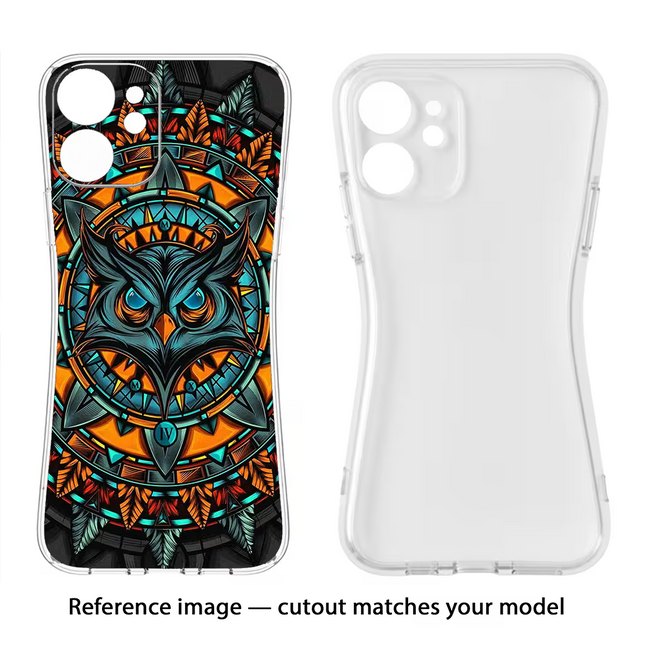 Angry Owl Art Vivo V15 Pro Soft Case Back Cover by Casekaro