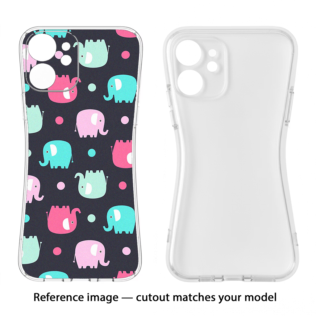 Elephants iPhone 15 Plus Soft Case Back Cover by Casekaro