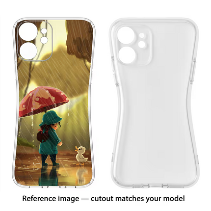 Rainy Day Vivo Y16 Soft Case Back Cover by Casekaro