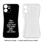FRIENDS Dialogue iPhone 12 Mini Soft Case Back Cover by Casekaro