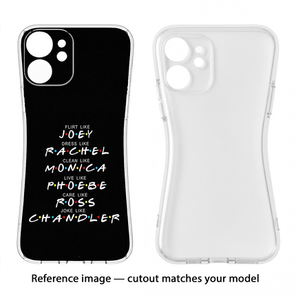FRIENDS Character Moto Edge 40 Neo Soft Case Back Cover by Casekaro