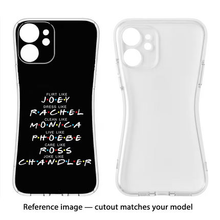 FRIENDS Character Redmi Note 7/7S/7 Pro Soft Case Back Cover by Casekaro