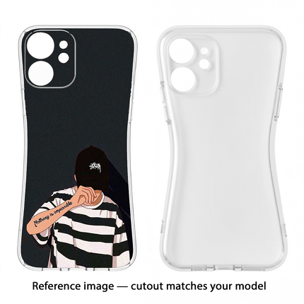 Aesthetic Boy Moto Edge 40 Neo Soft Case Back Cover by Casekaro