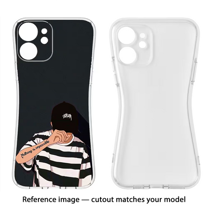 Aesthetic Boy Vivo Y16 Soft Case Back Cover by Casekaro