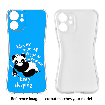 Keep Sleeping Vivo V5/V5s Soft Case Back Cover by Casekaro