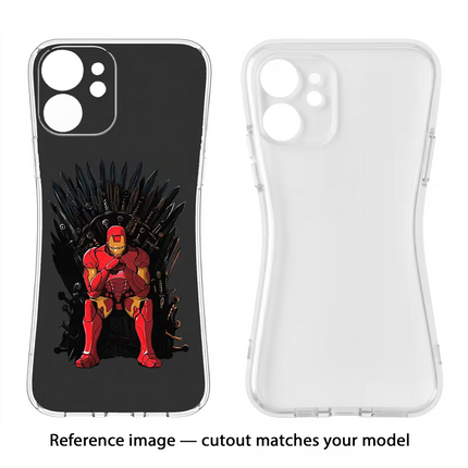 Ironman Throne Oppo Reno12 5G Soft Case Back Cover by Casekaro