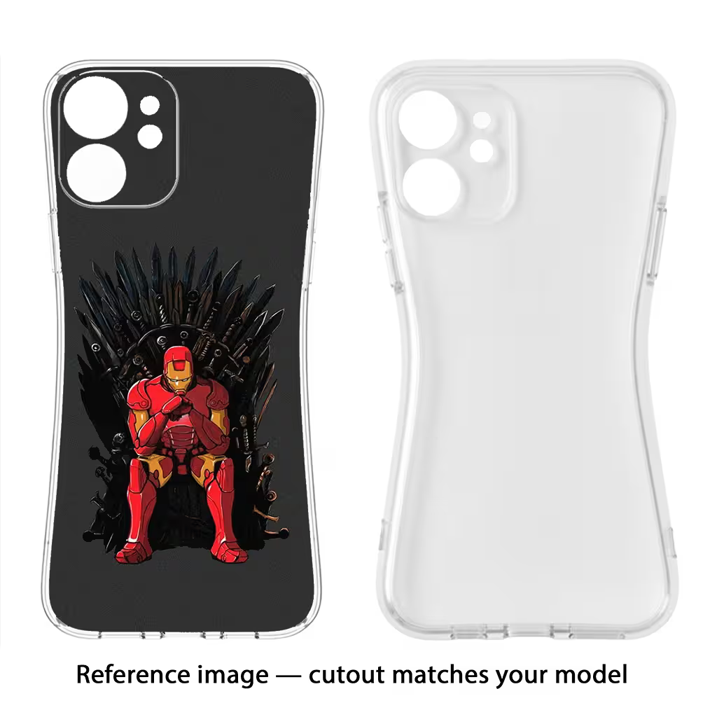 Ironman Throne Vivo V23E 5G Soft Case Back Cover by Casekaro