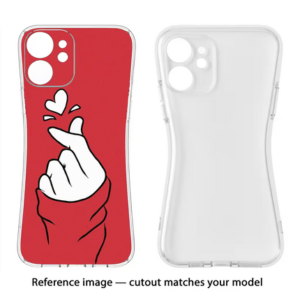 Korean Love Sign Redmi Note 7/7S/7 Pro Soft Case Back Cover by Casekaro