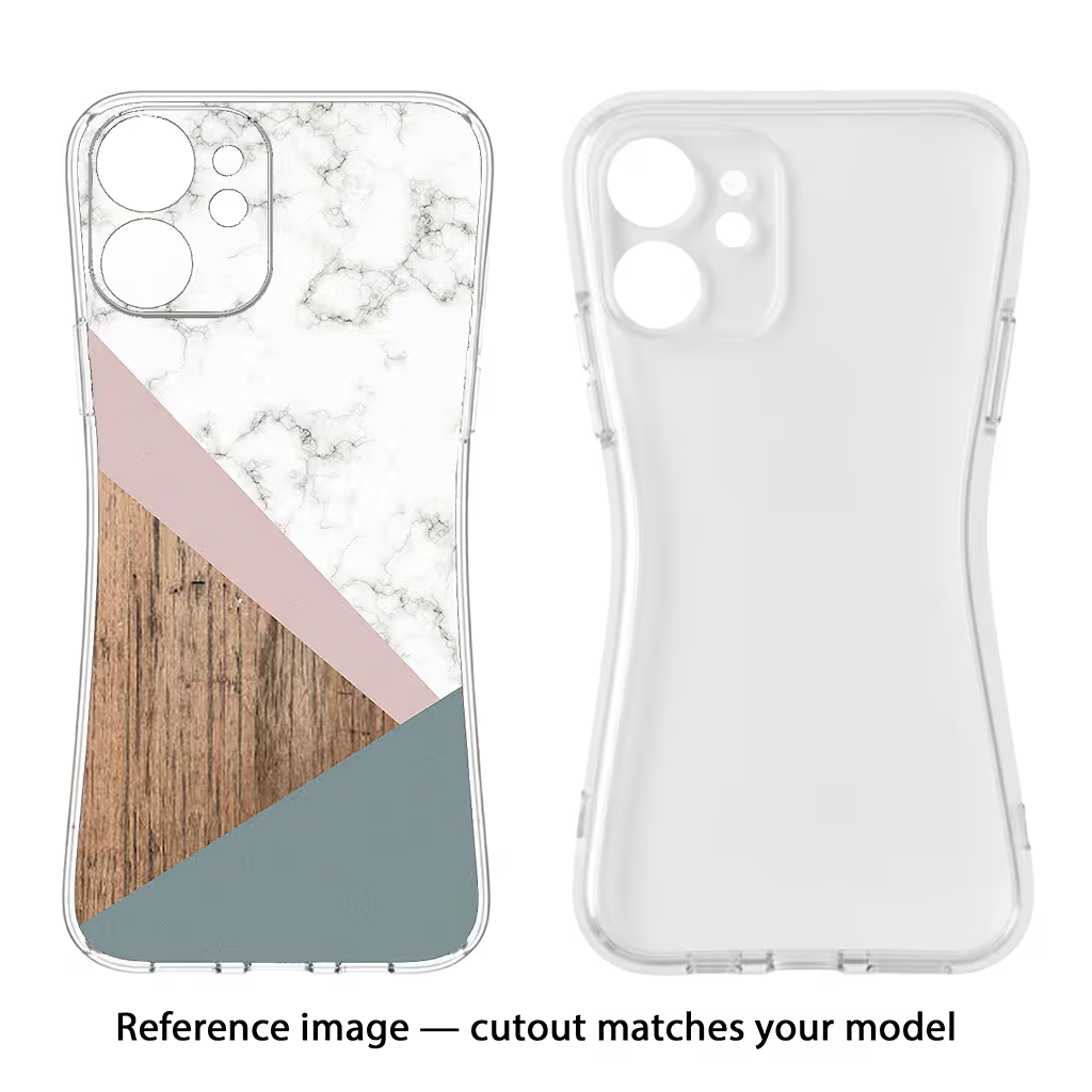 Marble wood Abstract Realme 2 Soft Case Back Cover by Casekaro