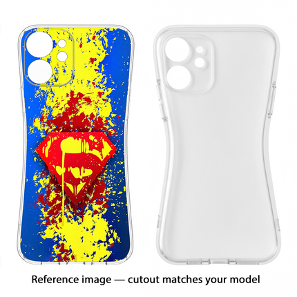 Superman logo Samsung S24 Soft Case Back Cover by Casekaro