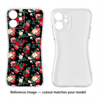 Rose Pattern Moto G04 Soft Case Back Cover by Casekaro