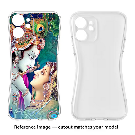 Lord Radha Krishna Realme C15 Soft Case Back Cover by Casekaro