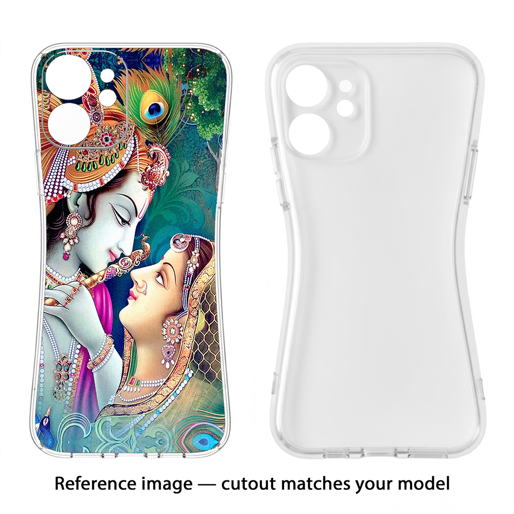 Lord Radha Krishna Samsung S23 Ultra Soft Case Back Cover by Casekaro