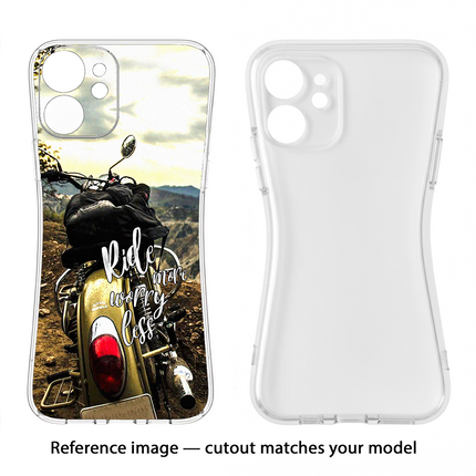 Ride More Worry Less Moto Edge 40 Neo Soft Case Back Cover by Casekaro