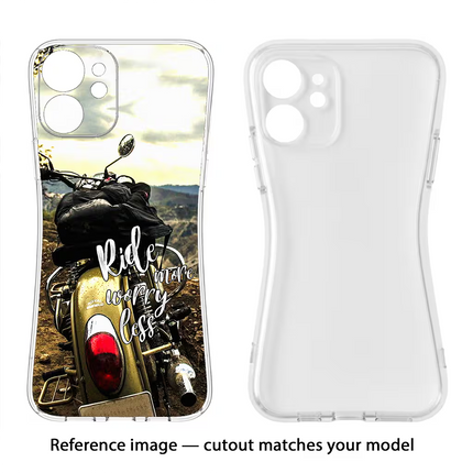 Ride More Worry Less Realme 1 Soft Case Back Cover by Casekaro