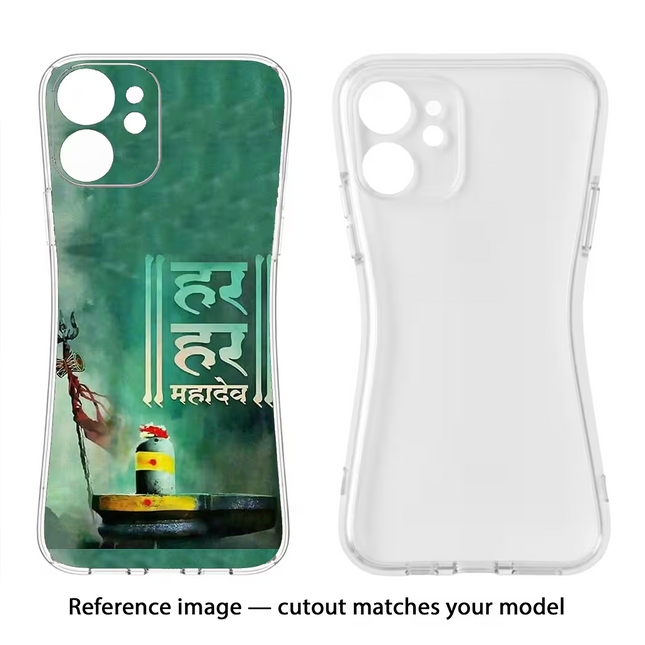Har Har Mahadev Shivling Realme C30 Soft Case Back Cover by Casekaro